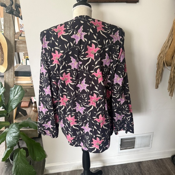 $1,650 ISABEL MARANT GALDINO FLOWER PRINT Jacket 36 / S - Picture 11 of 12